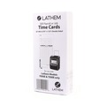 Office Jansan | LZB E7-100 3.5 x 7.25 Two-Sided Time Clock Cards for Lathem Time 7000E (100/Pack) image number 1