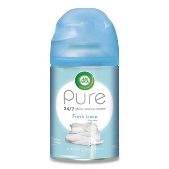 PRODUCTS | Air Wick 62338-82314 5.89 oz. Aerosol Spray Freshmatic Ultra Spray Refill - Fresh Linen (6/Carton)