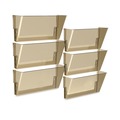 Office Furniture & Lighting | Storex 70208U06C 16 in. x 4 in. x 7 in. Legal Size Wall File - Smoke image number 1