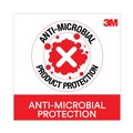Office Jansan | 3M MW309LE 8.6 in. x 6.75 in. Antimicrobial Gel Compact Mouse Pad with Wrist Rest - Black image number 6