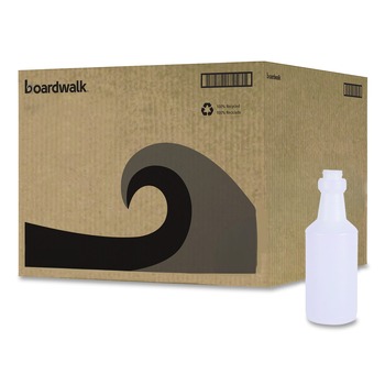 Boardwalk 16 oz. Handi-Hold Spray Bottle - Clear (24/Carton)