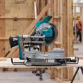 Miter Saws | Makita GSL03Z 40V max XGT Brushless Lithium-Ion 10 in. Cordless AWS Capable Dual-Bevel Sliding Compound Miter Saw (Tool Only) image number 5