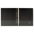 Office Jansan | Avery 17001 0.5 in. Capacity 11 x 8.5 Durable View Binder with DuraHinge and 3 Slant Rings - Black image number 1