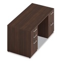 Office Desks & Workstations | Alera AE1NZK-UF3060FF HRG 60 in. x 30 in. x 29 in. Seville Series Double Pedestal Desk - Mahogany image number 4