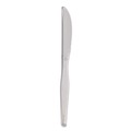  | Dixie KH017 Heavyweight Polystyrene Cutlery Knives Pack - Clear (1000/Carton) image number 0