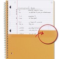 Notebooks & Pads | Five Star 05200 10.5 x 9.18 Sheets (100) Wirebound Notebook - Randomly Assorted Cover Color image number 3