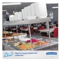 Cleaning & Janitorial Supplies | Scott 98710 7 in. x 13.5 in. 1-Ply Tall-Fold Dispenser Napkins - White (20/Carton) image number 4