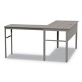 Cleaning & Janitorial Supplies | Linea Italia LITUR602ASH Urban Series 59 in. x 59 in. x 29.5 in. L-Shaped Desk - Ash image number 1