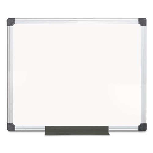 White Boards | MasterVision MA0312170MV 24 in. x 36 in. Aluminum Frame Value Melamine Dry Erase Board - White image number 0