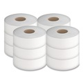 Cleaning & Janitorial Supplies | Cascades PRO B212 3.3 in. x 2000 ft. 1-Ply Septic-Safe Select Jumbo Bath Tissue - White (12 Rolls/Carton) image number 2