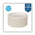 Bowls and Plates | Dixie DBP09W 8.5 in. Paper Dinnerware Plates - White (125/Pack) image number 2