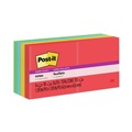 Office Jansan | Post-it Notes Super Sticky 622-8SSAN 2 in. x 2 in. Pads - Playful Primary Collection Colors (8/Pack) image number 0