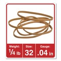  | Universal UNV00432 0.04 in. Gauge Size 32 Rubber Bands - Beige (205/Pack) image number 2