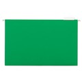 Office Jansan | Universal UNV14217EE 1/5 Cut Tab Legal Size Deluxe Color Hanging File Folders - Bright Green (25/Box) image number 2