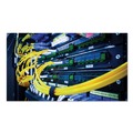 Office Jansan | Velcro 90924 ONE-WRAP 0.5 in. x 8 in. Pre-Cut Thin Ties - Black/Gray (50/Pack) image number 4