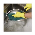 Sponges & Scrubbers | Boardwalk 86LGI 6 in. x 9 in. Heavy-Duty Scour Pad - Green (15/Carton) image number 5