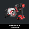 Combo Kits | Craftsman CMCK202C2 20V MAX Brushless Lithium-Ion 6-1/2 in. Cordless Circular Saw and 1/2 in. Drill Driver Combo Kit with 2 Batteries (1.5 Ah) image number 3