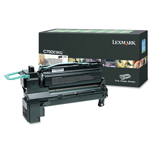Ink & Toner | Lexmark C792X1KG C792X1KG 20,000 Page-Yield Return Program Extra High-Yield Toner - Black image number 0