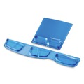 Office Furniture Accessories | Fellowes Mfg Co. 9182201 8.25 in. x 9.87 in. Gel Wrist Support with Attached Mouse Pad - Blue image number 2