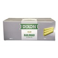 Office Jansan | Dixon X88813 4 in. x 1 in. Diameter Railroad Crayon Chalk - Yellow (72/Box) image number 1