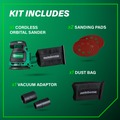 Random Orbital Sanders | Metabo HPT SV1813DAQ4M 18V MultiVolt Lithium-Ion 5 in. Cordless Random Orbit Sander (Tool Only) image number 1