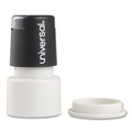 Office Jansan | Universal UNV10081 Pre-Inked/Re-Inkable STAR Round Message Stamp - Red Ink image number 2
