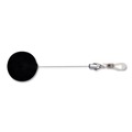 Office Jansan | Advantus 75406 24 in. Extension Premier Heavy-Duty Retractable ID Card Reel - Black/Silver (12/Box) image number 2