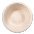 Bowls and Plates | Dart 12FBRB 12 oz Compostable Molded Fiber Dinnerware Bowl - Natural (1000/Carton) image number 0