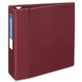 Office Jansan | Avery 79364 Heavy-Duty 11 in. x 8.5 in. 4 in. Capacity 3 Locking One Touch EZD Rings Non-View Binder with DuraHinge - Maroon image number 1