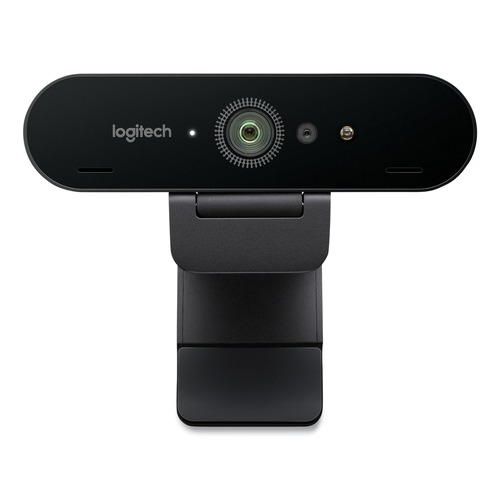 Office Electronics & Batteries | Logitech 960-001105 BRIO Ultra HD 1080p WebCam - Black image number 0
