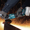 Angle Grinders | Makita GAG03Z 40V max XGT Brushless Lithium-Ion 4-1/2 in./5 in. Cordless Paddle Switch Angle Grinder with Electric Brake (Tool Only) image number 3