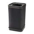 Trash & Waste Bins | Safco 9790BL At-Your-Disposal 38-Gallon Top-Open Waste Receptacle - Black image number 1