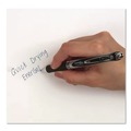 Pens | Pentel BLP77-C EnerGel PRO Permanent Ink Medium 0.7 millimeter Retractable Hybrid Gel Pen - Blue Ink/Black Barrel image number 3