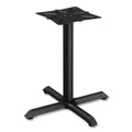 Office Furniture Accessories | Alera ALETBH283B Hospitality Series 27.5 in. x 28.5 in. 300 lbs. Capacity Steel Single-Column Bases - Black image number 0