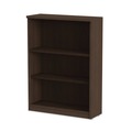  | Alera ALEVA634432ES 31.75 in. x 14 in. x 39.38 in. Valencia Series 3-Shelf Bookcase - Espresso image number 1