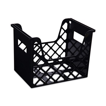 Universal Recycled Extra Capacity Desktop File Holder - Letter, Black