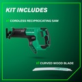 Metabo HPT Clearance | Metabo HPT CR18DMAQ4M 18V MultiVolt Lithium-Ion Brushless Cordless Compact Reciprocating Saw (Tool Only) image number 1