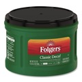Office Jansan | Folgers 2550030406 22-3/5 oz. Can Classic Roast Decaffeinated Ground Coffee (6/Carton) image number 2