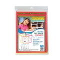 Office Jansan | C-Line 40810 Reusable 9 in. x 12 in. Dry Erase Pockets - Assorted Neon Colors (10/Pack) image number 0