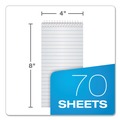 Office Jansan | TOPS 8030 4 in. x 8 in. 70 Sheets Reporter's Notebook - Wide/Legal Rule, White Cover (12/Pack) image number 1