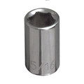 Sockets | Klein Tools 65600 1/4 in. Drive 3/16 in. Standard 6-Point Socket image number 0