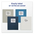 Office Jansan | Avery 47988 40 Sheet Capacity 11 in. x 8.5 in. Two-Pocket Folder - Black (25/Box) image number 6