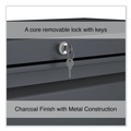  | Alera 25487 36 in. x 18.63 in. x 28 in. 2 Legal/Letter/A4/A5 Size Lateral File Drawers - Charcoal image number 4