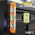 Levels | Klein Tools 935 9 in. Magnetic Torpedo Level with 3 Vials and V-groove image number 3