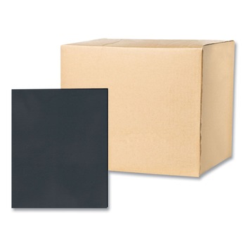 Roaring Spring Accommodates (50) 11 in. x 8.5 in. Sheets Pocket Folder - Black (250/Carton)