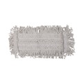 Mops | Boardwalk BWK1618 18 in. x 5 in. Disposable Cotton Dust Mop Head image number 1