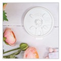 Last Chance for these Amazing Deals | Dart 8FTL Lift 'n' Lock 8 oz. Foam Cup and Container Lids - White (1000/Carton) image number 4