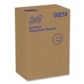 Paper & Dispensers | Scott 09214 Scottfold 10.75 in. x 4.75 in. x 9 in. Folded Towel Dispenser - White (1/Carton) image number 3