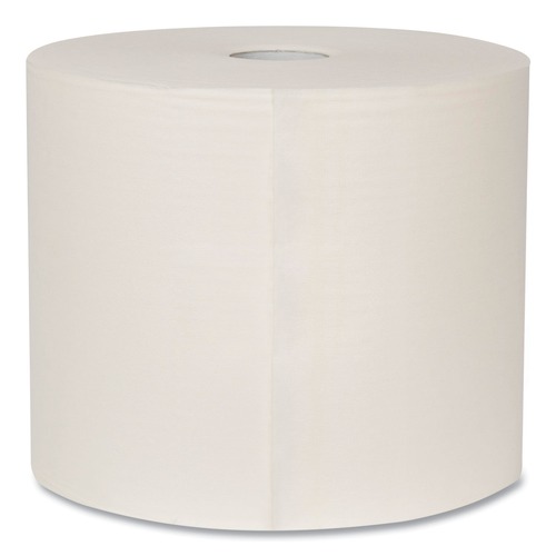 Paper Towels and Napkins | Tork 530105 12.6 in. x 912.2 ft. 1-Ply Heavy-Duty Cleaning Cloth - White (1-Roll) image number 0
