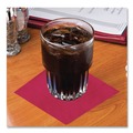 Early Access Presidents Day Sale | Hoffmaster 180311 9-1/2 in. x 9-1/2 in. 2-Ply Beverage Napkins - Red (1000/Carton) image number 3
